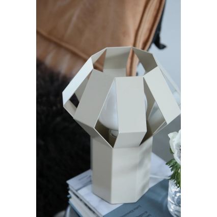 Markslöjd 109147 - Stona lampa OCTA 1xE27/60W/230V krem boje