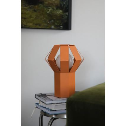 Markslöjd 109149 - Stona lampa OCTA 1xE27/60W/230V narandžasta