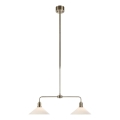 Markslöjd 109160 - Luster na šipci VELA 2xE27/60W/230V bela/mesing