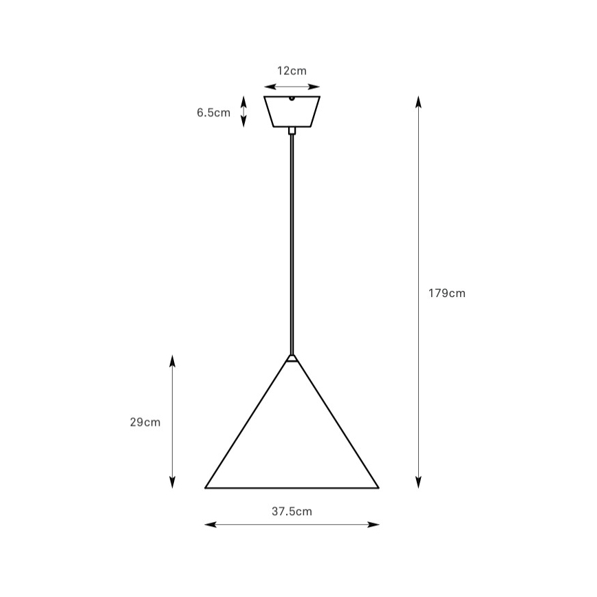 Markslöjd 109162 - Viseći luster na sajli TIP 1xE27/60W/230V, prečnik 37,5 cm, siva