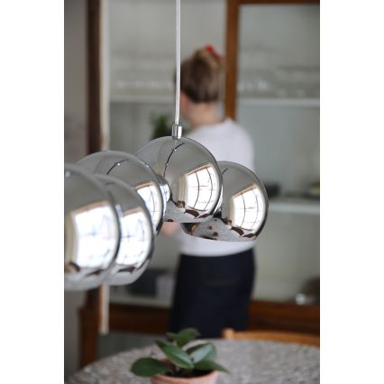 Markslöjd 109168 - Luster na sajli CUPOLO 7xE14/40W/230V sjajni hrom