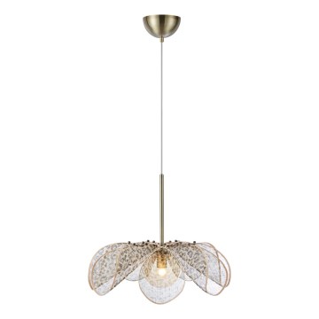 Markslöjd 109169 - Luster na sajli STYRKA 1xE27/40W/230V prečnik 63 cm bež