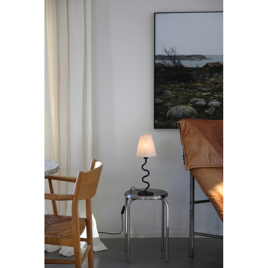 Markslöjd 109171 - Stona lampa VEYA 1xE14/40W/230V lan/crna