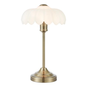 Markslöjd 109179 - Stona lampa KURAGE 1xE27/60W/230V mesing/bela