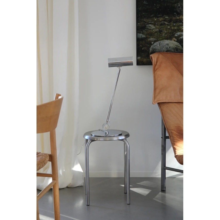 Markslöjd 109184 - ARLO LED stona lampa, prigušiva, LED/4,9W/230V, sjajni hrom