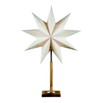 Markslöjd 700323 - Božićna dekoracija SOLVALLA 1xE14/25W/230V bela 65 cm