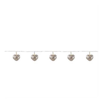 Markslöjd 703174 - LED lanac MILLA 10xLED/3xAA 2,1m topla bela