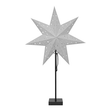 Markslöjd 704455 - Božićna dekoracija SOLVALLA 1xE14/25W/230V srebrna 69 cm