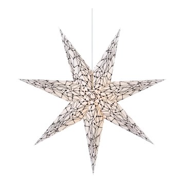 Markslöjd 704876 - Božićna dekoracija KARLA 1xE14/25W/230V bela 75 cm