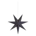 Markslöjd 705317 - Božićna dekoracija BAROQUE 1xE14/25W/230V Ø 75 cm plava