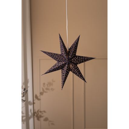 Markslöjd 705317 - Božićna dekoracija BAROQUE 1xE14/25W/230V Ø 75 cm plava