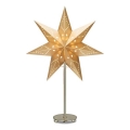Markslöjd 705545 - Božićna dekoracija SATURNUS, 1x E14/25W/230V, 35 cm, zlatna