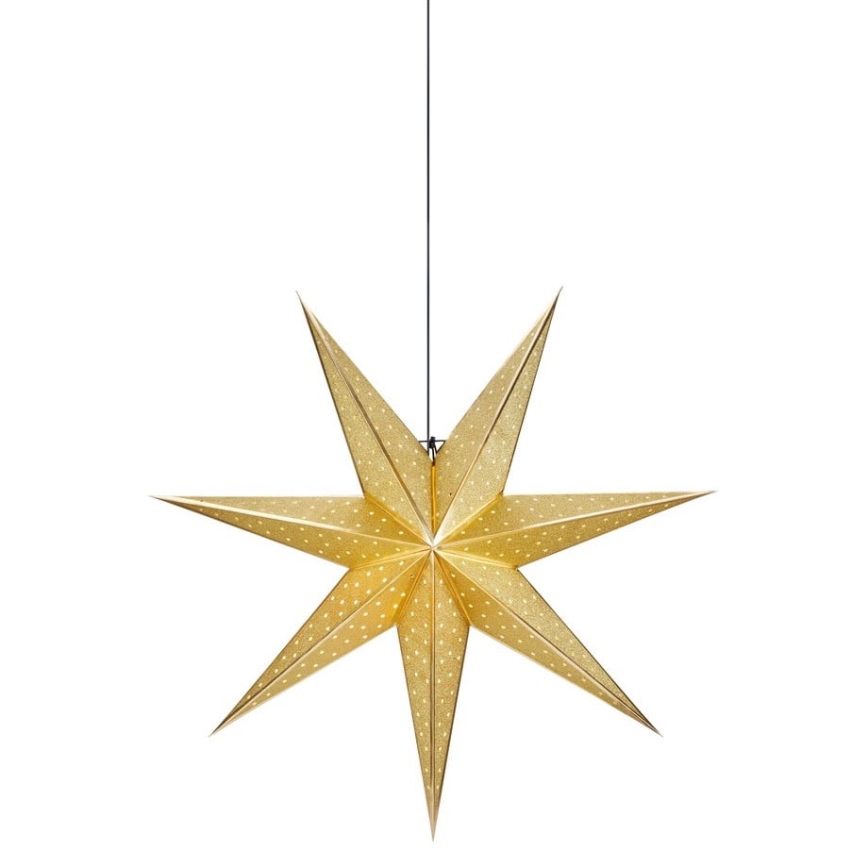 Markslöjd 705790 - Božićna dekoracija GLITTER 1xE14/25W/230V prečnik 75 cm zlatna
