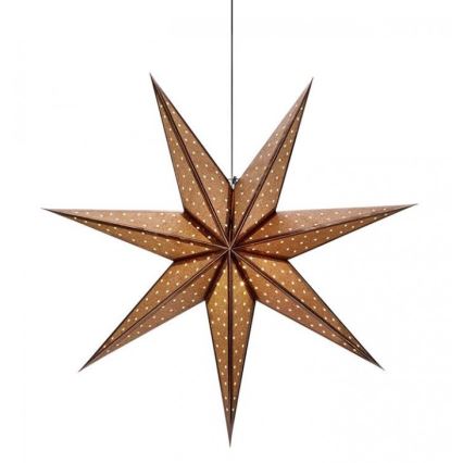 Markslöjd 705793 - Božićna dekoracija GLITTER 1xE14/25W/230V prečnika 45 cm bronzana