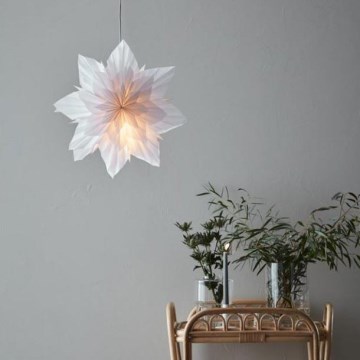 Markslöjd 705836 - Božićna dekoracija NEELA 1xE14/25W/230V prečnik 43 cm bela