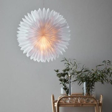 Markslöjd 705840 - Božićna dekoracija SOLINA 1xE14/25W/230V prečnik 58 cm bela