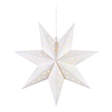Markslöjd 705897 - božićna LED dekoracija BLANK, 0,2 W, napajanje 3×AA, prečnik 45 cm, bela