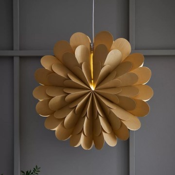 Markslöjd 705949 - Božićna dekoracija MARAVILLA 1xE14/25W/230V prečnik 60 cm zlatna