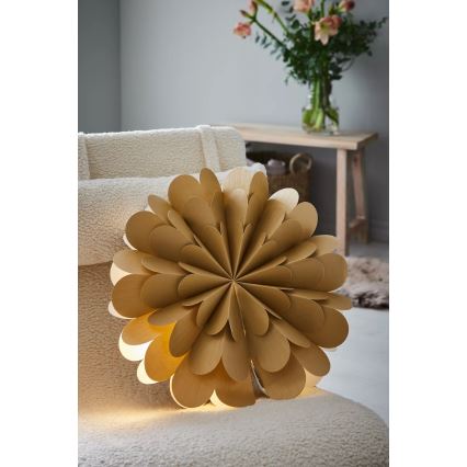 Markslöjd 705949 - Božićna dekoracija MARAVILLA 1xE14/25W/230V prečnik 60 cm zlatna