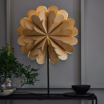 Markslöjd 705950 - Božićna dekoracija MARAVILLA, 1xE14/25W/230V, 68 cm, zlatna/crna