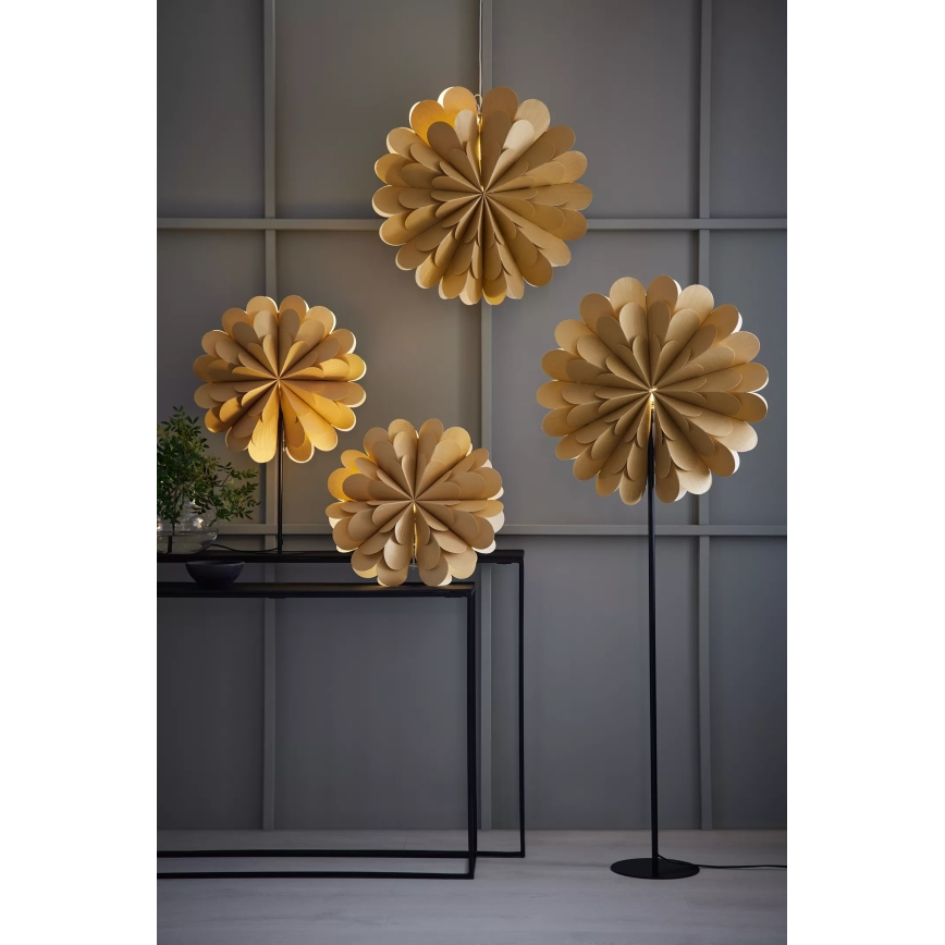 Markslöjd 705950 - Božićna dekoracija MARAVILLA, 1xE14/25W/230V, 68 cm, zlatna/crna