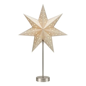 Markslöjd 706053 - LED Božićna dekoracija MATHILDA LED/0,2W/3xAA 68 cm bež/matni hrom