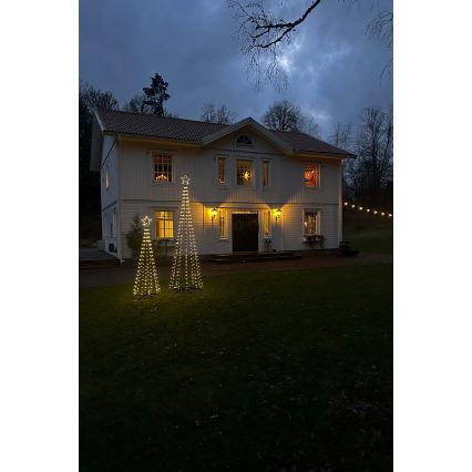 Markslöjd 706330 - LED Spoljašnja božićna dekoracija ABETO 380xLED/3,6W/230V 3m IP44 crna