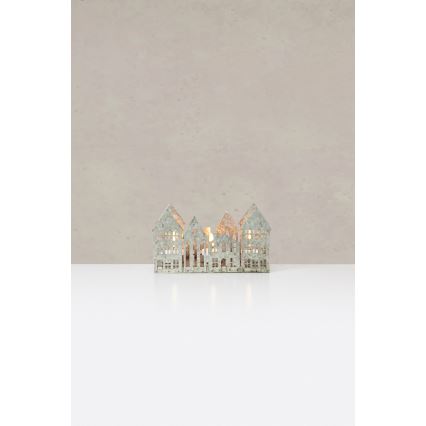 Markslöjd 706365 - LED Božićni svećnjak YORK 3xLED/0,1W/1xCR2032 siva