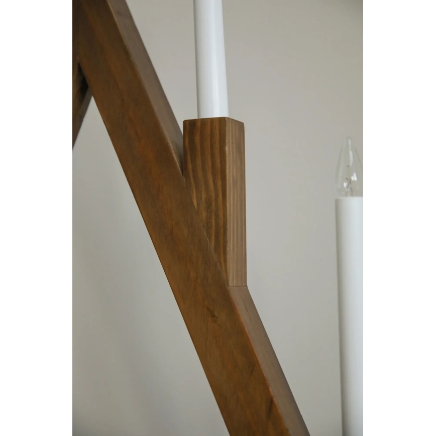 Markslöjd 706471 - Božićni svećnjak BJURFORS 5xE10/3W/230V borovina/braon