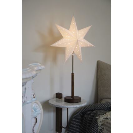 Markslöjd 706493 - LED Punjiva božićna dekoracija NOELLA LED/0,5W/3,7V 2000 mAh braon/bela