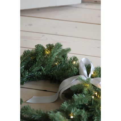 Markslöjd 706541 - LED spoljašnji božićni venac VINTRA LED/3W/3xAA prečnik 60 cm IP44 topla bela