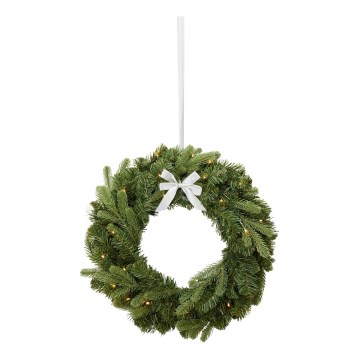 Markslöjd 706541 - LED spoljašnji božićni venac VINTRA LED/3W/3xAA prečnik 60 cm IP44 topla bela