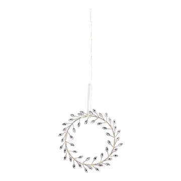 Markslöjd 706557 - LED Božićna dekoracija ARIA LED/3,12W/2xAA srebrna