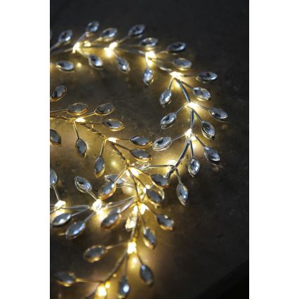 Markslöjd 706557 - LED Božićna dekoracija ARIA LED/3,12W/2xAA srebrna
