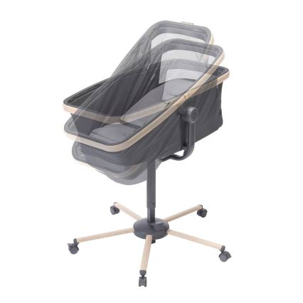 Maxi-Cosi - Košara za bebu 3u1 ALBA siva