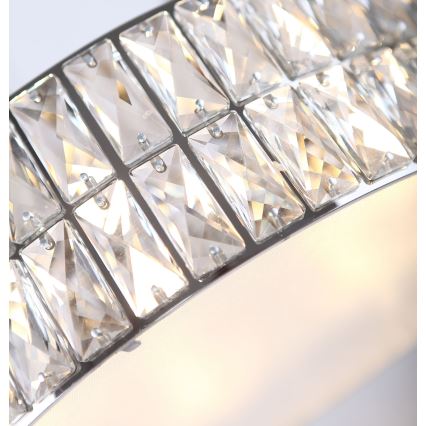 MAXLIGHT C0122 - Plafonska svetiljka DIAMANTE 6xG9/42W/230V prečnik 46 cm sjajni hrom