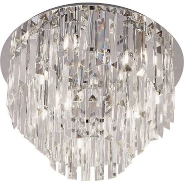 MAXLIGHT C0136 - Plafonsko svetlo MONACO, 9xG9/40W/230V, prečnik 42 cm, sjajni hrom