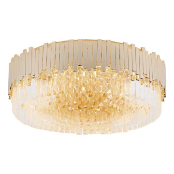 MAXLIGHT C0164 - Stropna svetiljka TREND 15xE14/40W/230V prečnik 60 cm zlatna