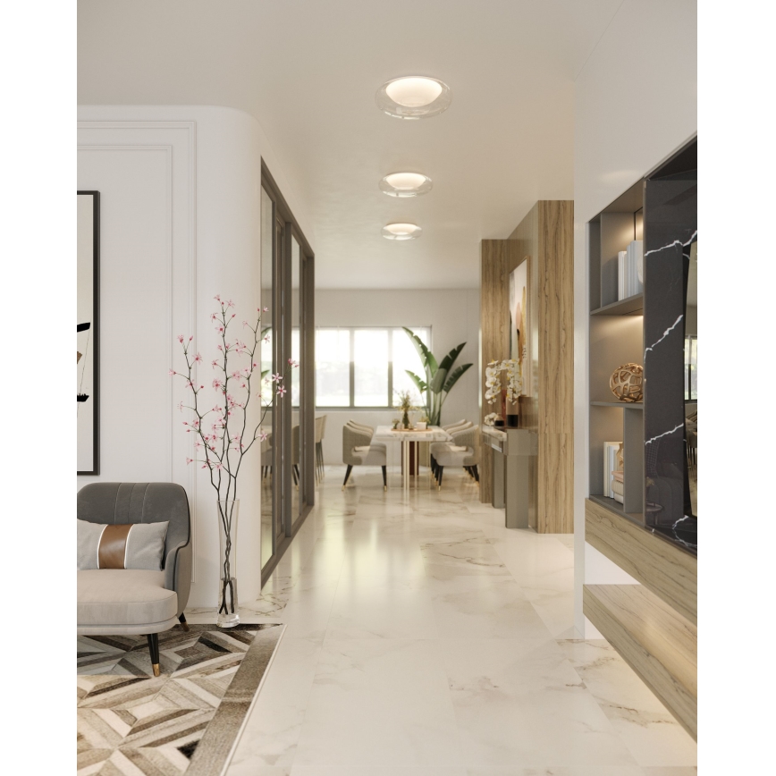 MAXLIGHT C0233 - LED plafonsko svetlo DUO LED/10W/230V Ø 34 cm belo