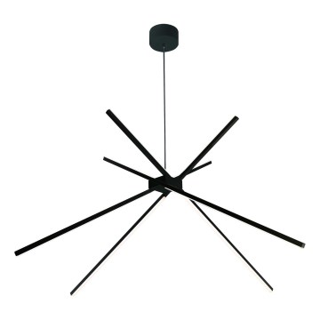 MAXLIGHT P0412 - LED luster na sajli SPIDER LED/33W/230V crna