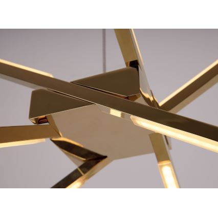 MAXLIGHT P0457 - LED luster na sajli SPIDER LED/33W/230V zlatna