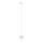 MAXLIGHT P0527 - LED luster na sajli PALLONCINI 2xLED/3W/230V, Ø 12 cm, proziran