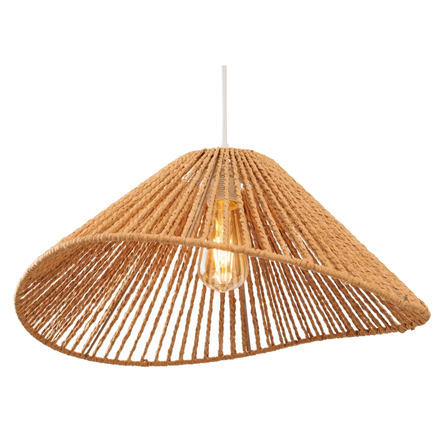 MAXLIGHT P0577 - Luster na sajli AMALFI, 1xE27/15W/230V, prečnik 45 cm, bež