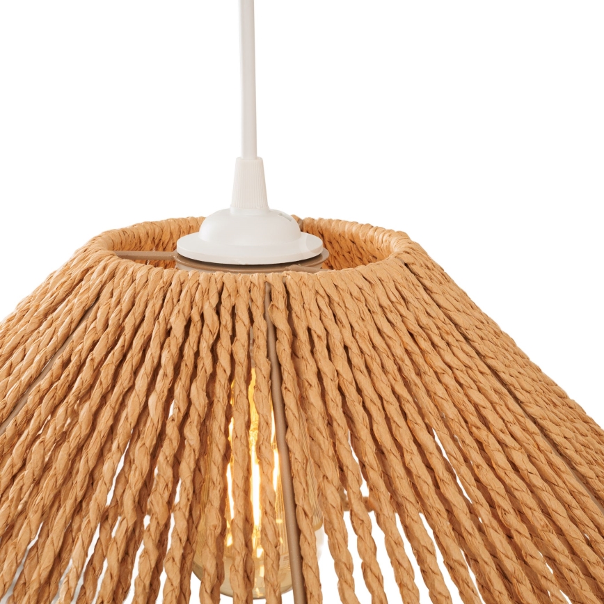 MAXLIGHT P0577 - Luster na sajli AMALFI, 1xE27/15W/230V, prečnik 45 cm, bež