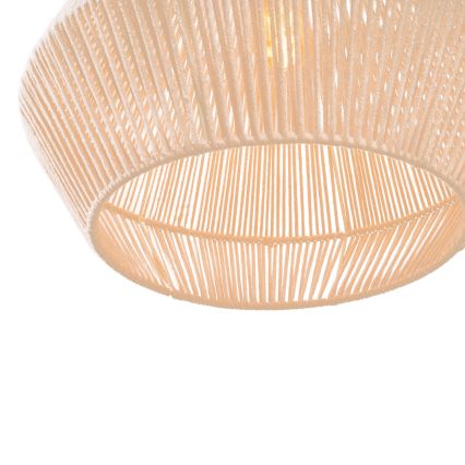 MAXLIGHT P0584 - Luster na sajli PRASLIN 1xE27/15W/230V prečnik 44 cm bež