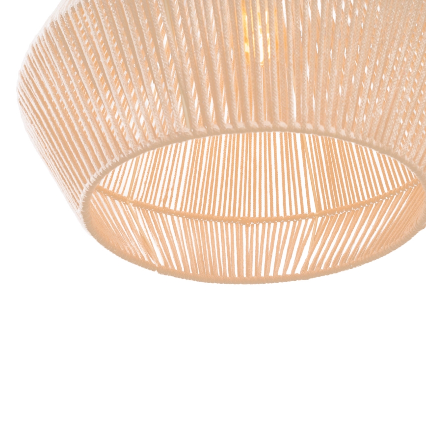 MAXLIGHT P0584 - Luster na sajli PRASLIN 1xE27/15W/230V prečnik 44 cm bež