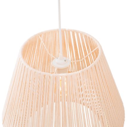 MAXLIGHT P0584 - Luster na sajli PRASLIN 1xE27/15W/230V prečnik 44 cm bež