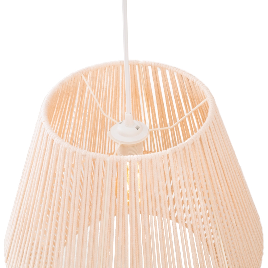 MAXLIGHT P0584 - Luster na sajli PRASLIN 1xE27/15W/230V prečnik 44 cm bež