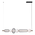 MAXLIGHT P0593 - LED luster na sajli BORA LED/29W/230V bela/crna