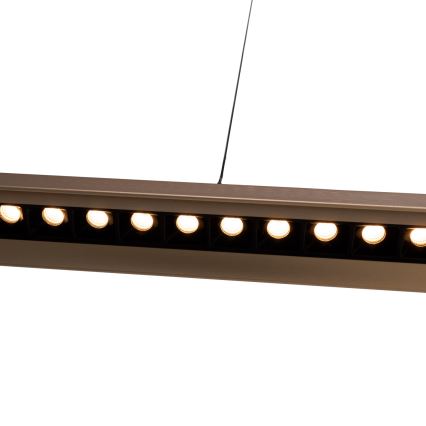 MAXLIGHT P0594 - LED prigušiva luster na sajli JO-JO LED/38W/230V 2700/4500/5500K mesing